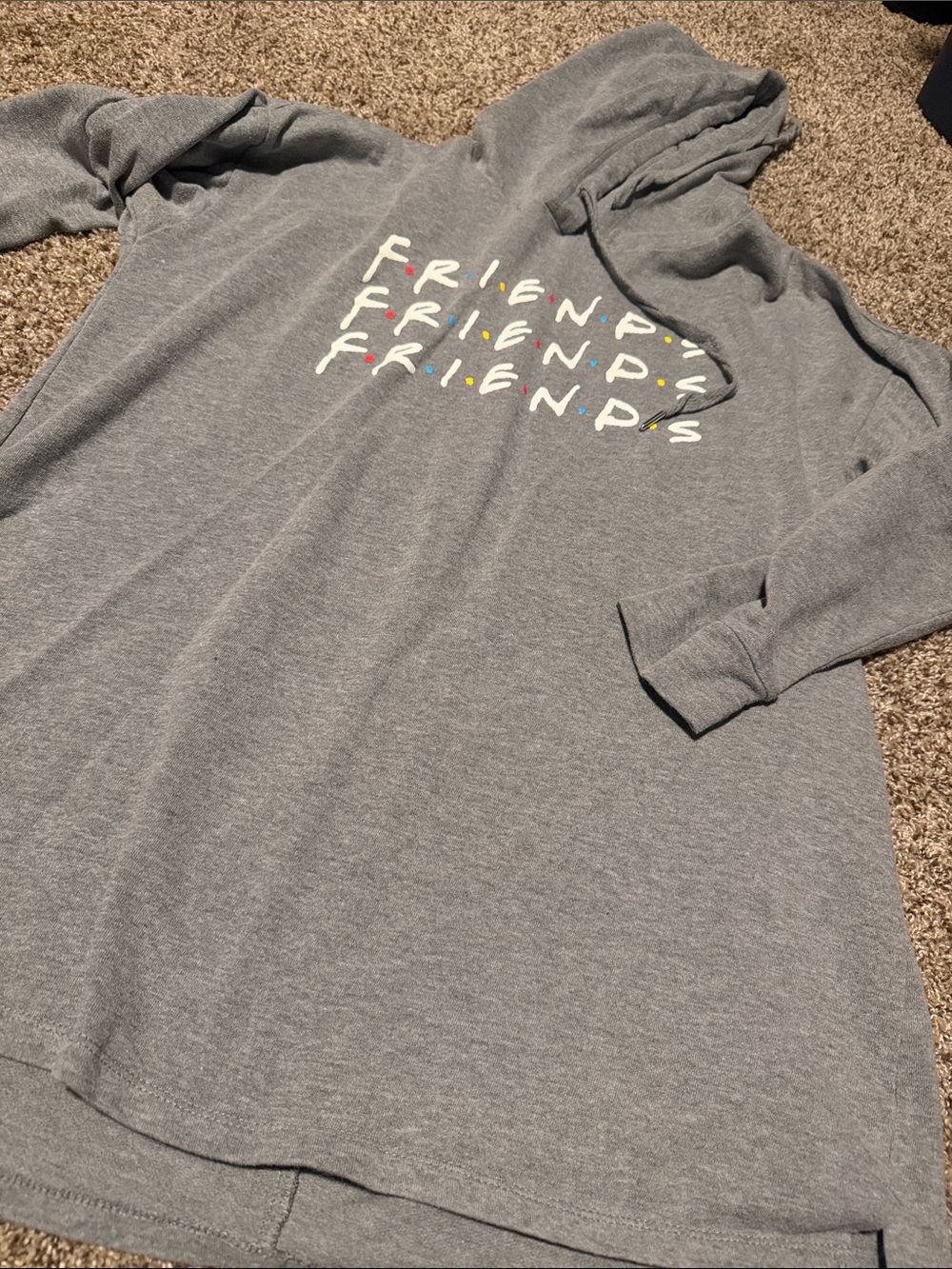 Friends long gray hoodie (14/16)